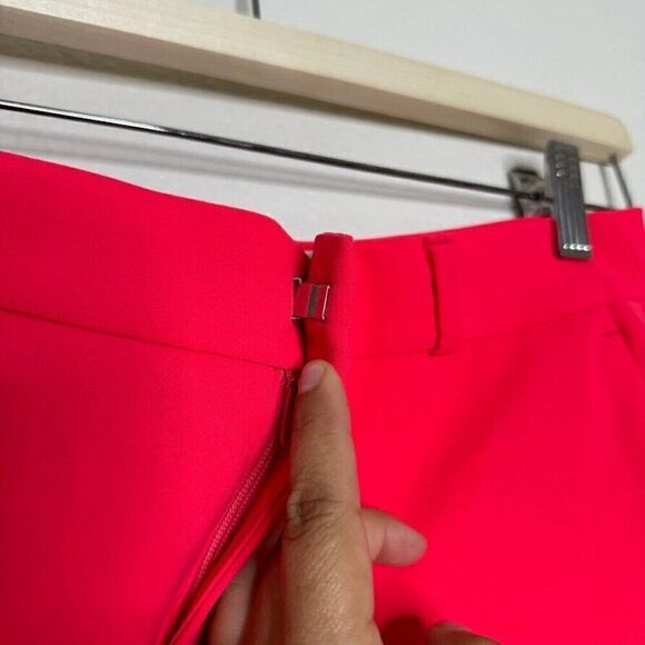 Banana Republic Avery Pants Hot Pink Mid-Rise Trouser Casual Career Sz 00 Petite - Picture 6 of 13